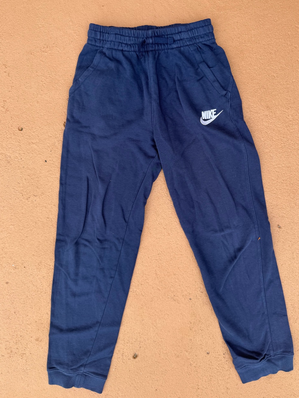 Nike Kids Navy Blue Sweatpants Joggers- Comfortable Active Bottoms